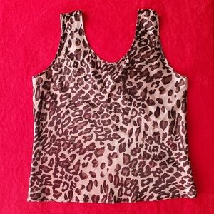 Escapades cheetah blouse